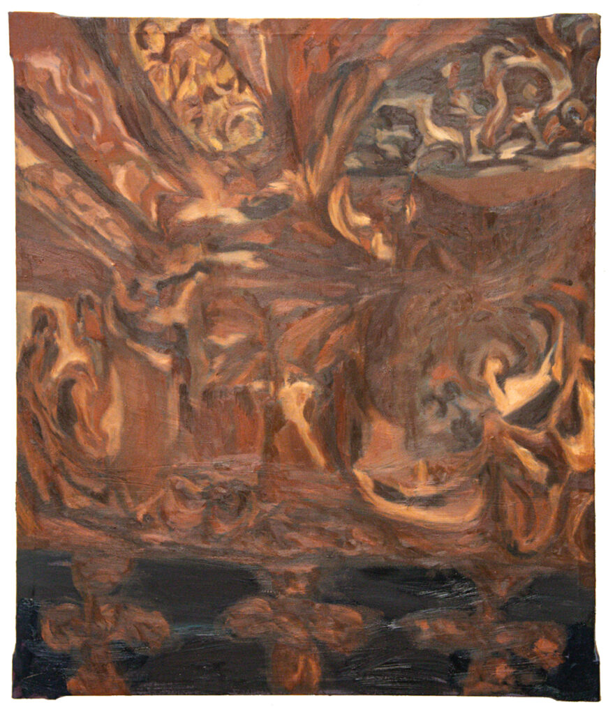 Painting, Leon Unsgaard, That dog dont hunt